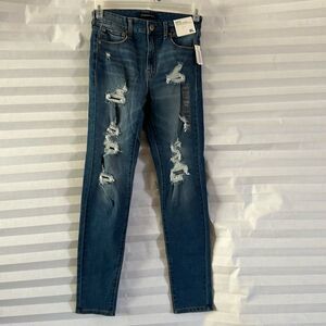 Aeropostale Size 8 Long High Rise Jeggings Denim Jeans Stretch